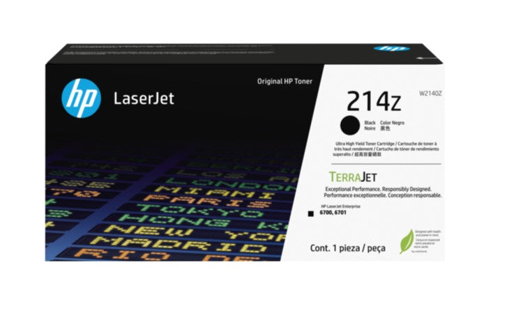 Genuine HP 214Z W2140Z OEM Ultra HY LaserJet Toner Cartridge, 31K Pages, Black