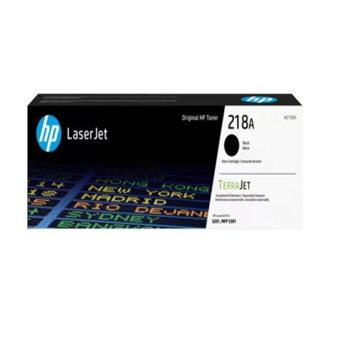 HP 218A W2180A OEM Toner Cartridge, 1.3K Pages, Black