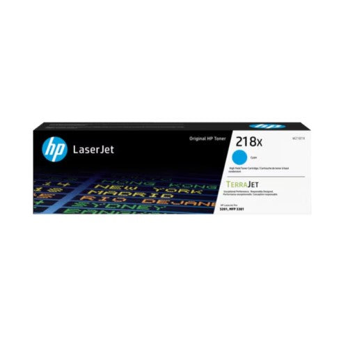 HP 218X W2181X HY OEM Toner Cartridge, 2.5K Pages, Cyan