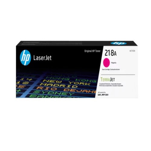 HP 218A W2183A OEM Toner Cartridge, 1.2K Pages, Magenta