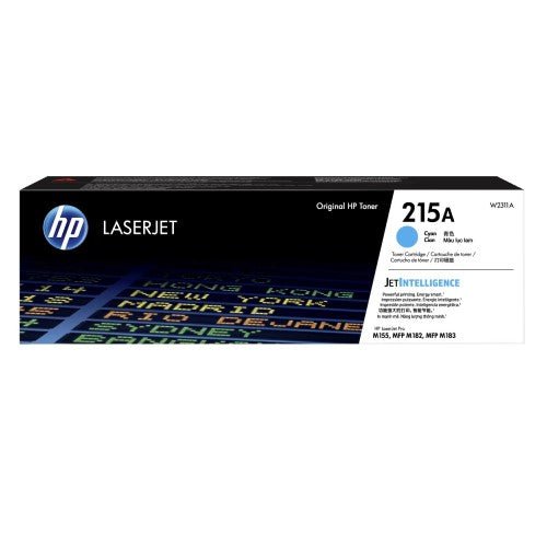 HP 215A W2311A OEM Toner Cartridge, 850 pages, Cyan